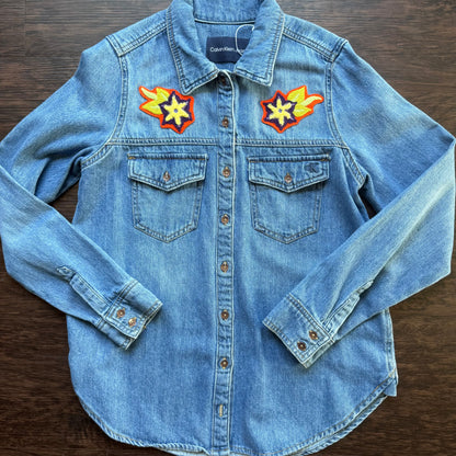 Denim Tooter Rose Shirt