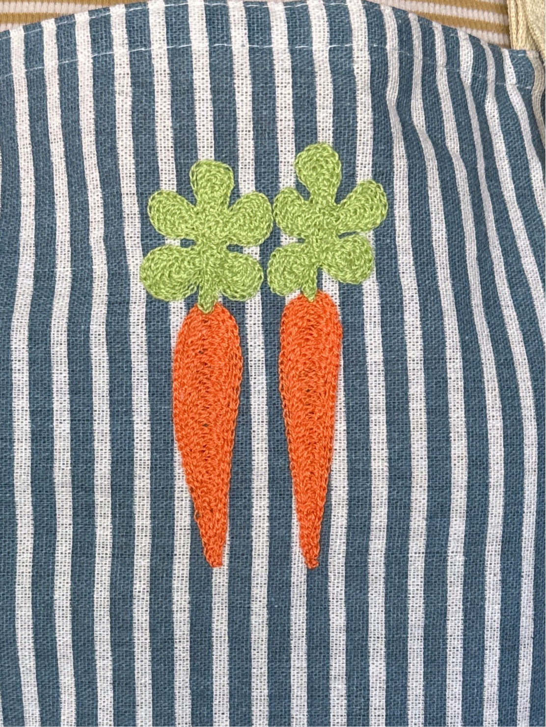 Carrot Striped Apron