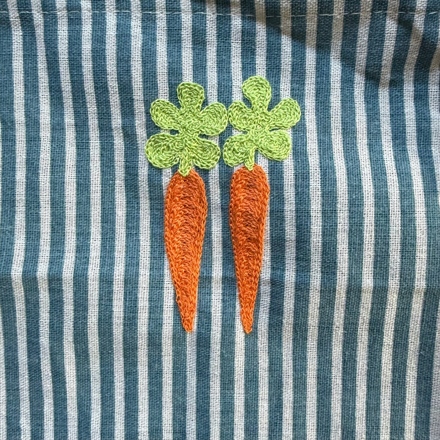 Carrot Striped Apron