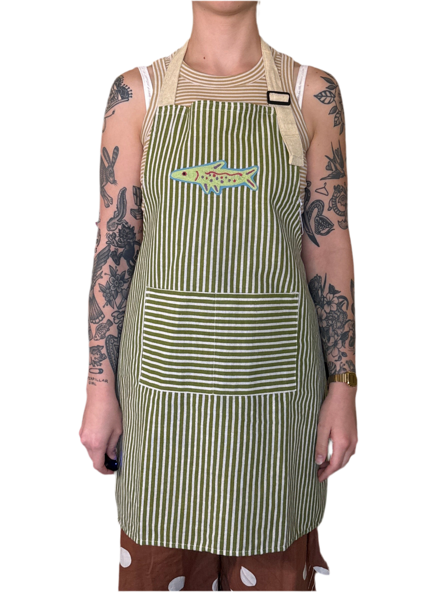 Green Shark Apron