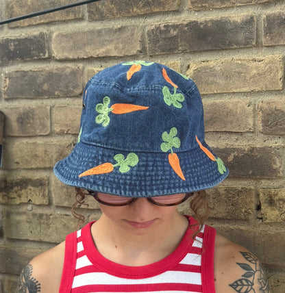 Carrot Denim Bucket Hat