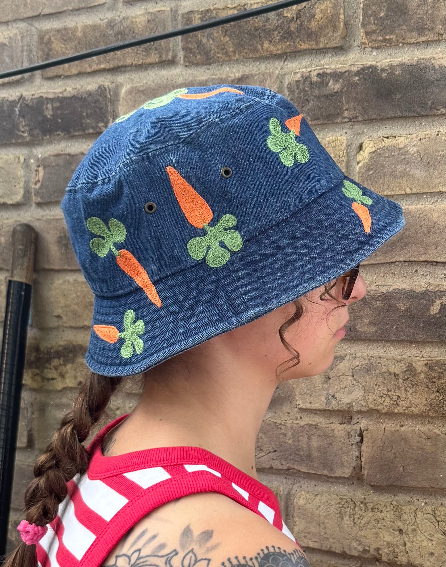 Carrot Denim Bucket Hat